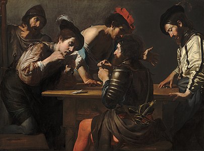 Valentin de Boulogne - Soldiers Playing Cards and Dice (The Cheats)