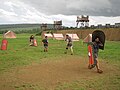 Reenactment of the siege of Alesia in Alise-Sainte-Reine