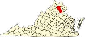 Koort vun Fauquier County