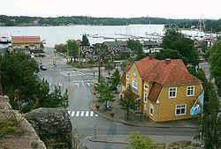 Nynäshamns hamn och station