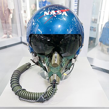 Helmet for pilots of a NASA Northrop T-38 Talon