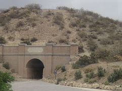 Old train tunnel entrance