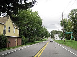 Southbound PA 36 in Saint Boniface