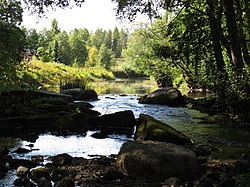 Vehkajokea Töytärinkosken alueella