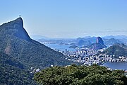 Blick auf den Corcovado und den Pão de Açúcar