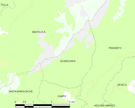 Mapa obce Quasquara