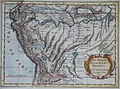 Map of Peru and the Amazonas River by Nicolas Sanson d'Abbeville (1600-1667)