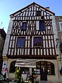 Fachwerkhaus an der Place de l’Hôtel de Ville (Rathausplatz)