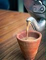 Image 39Indian Masala chai served in a red clay tea cup. (from List of national drinks)