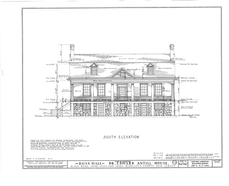 File:Dr. Antill House, River Road, Highland Park, Middlesex County, NJ HABS NJ,12-HILPA.V,1- (sheet 4 of 17).png