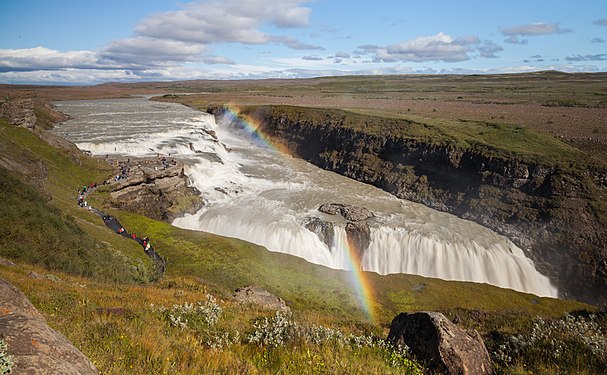 Gullfoss, Suðurland, Iceland.