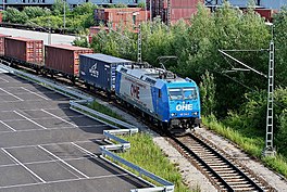 OHE 185 534 in het Güterverkehrszentrum Ingolstadt (2005)