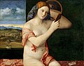 Naked Young Woman in Front of the Mirror Giovanni Bellini (1515) Kunsthistorisches Museum