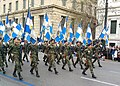 Parade à Athènes.