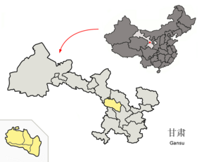 Lanzhou in der Provinz Gansu