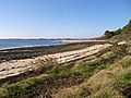 Pointe du Blair : côte ouest, plage.