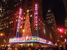 Le Radio City Music Hall à Noël 2006.