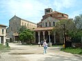 Torcello keskus koos Santa Maria Assunta katedraali ja Santa Fosca kirikuga