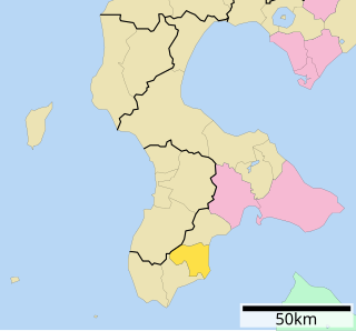 知内町位置図