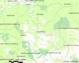 Roquebrun - Localizazion