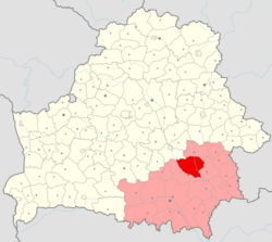 Location of Zhlobin District