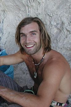 Chris Sharma ve skalách (2008)