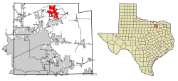 Location of Anna in Collin County, Texas