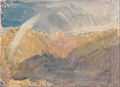 Mountainous Landscape with a Rainbow