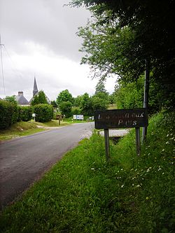 Skyline of Les Authieux-du-Puits