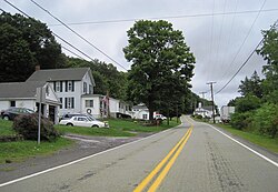 PA 865 southbound in Blandburg