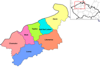 Districts of Usti nad Labem