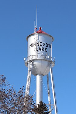 Minnesota Lake water tower