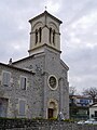 Église Saint-Jean-Baptiste d'Alissas en janvier 2024.