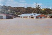 Flooded homes