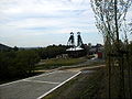 Vue du chassi à molette du Bois du Cazier à partir du terril