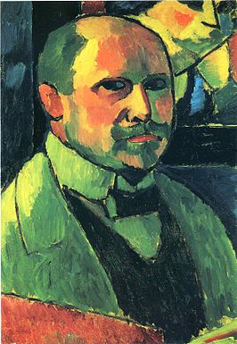 Zelfportret, 1912, Österreichische Galerie Belvedere, Wenen