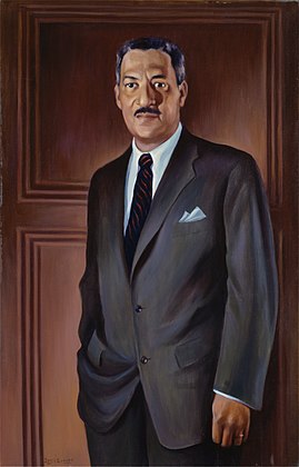 Thurgood Marshall, 1956, by Betsy Graves Reyneau