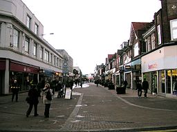 Shoppinggata i Bognor Regis