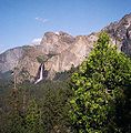 Bridalveil Fall seen from Tunnel View