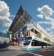 Phoenix Light Rail in front of Convention Center