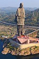 Statue of Unity for Vallabhbhai Patel, India.