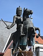 Salomon van Maldeghem (nl) sur la place du marché