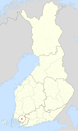 Location of Tarvasjoki