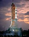 ASTP Saturn IB during the Countdown Demonstration Test