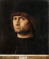 Portrait of a Man, called condottiere, 1475 Louvre Museum