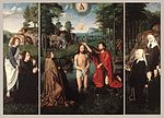 Gerard David, Jan des Trompes triptyk (cirka 1505), Groeningemuseum.