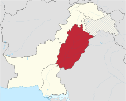 Location of Punjab