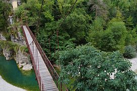 Passerelle à Roquestéron-Grasse