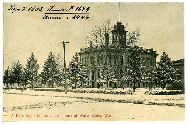 File:08444-Walla Walla-1906-A Rare Scene of the Court House-Brück & Sohn Kunstverlag.jpg