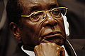 Robert Mugabe, président zimbabwéen, photographié en 2008.